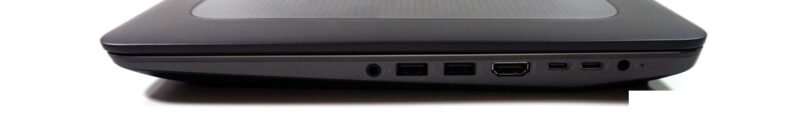 لپ‌تاپ استوک HP مدل ZBook 15 G3 پورت های راست