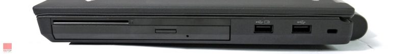 لپ‌تاپ استوک Lenovo مدل ThinkPad T440p پورت های راست
