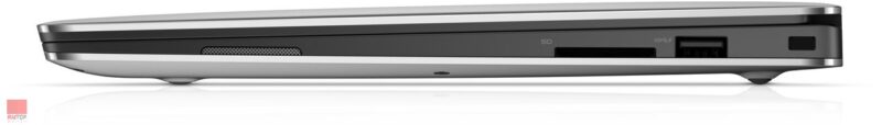 لپ تاپ استوک Dell مدل XPS 9360 پورت های راست