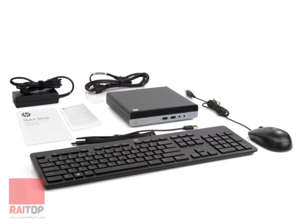 HP ProDesk 400 G5 Desktop Mini PC ماوس و کیبرد 1