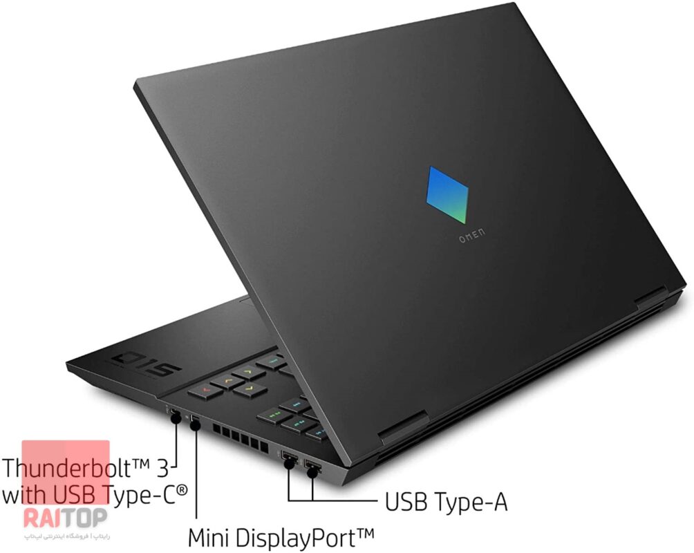 لپ تاپ استوک 15 اینچی HP مدل OMEN 15-EK0 i7 پورت های راست