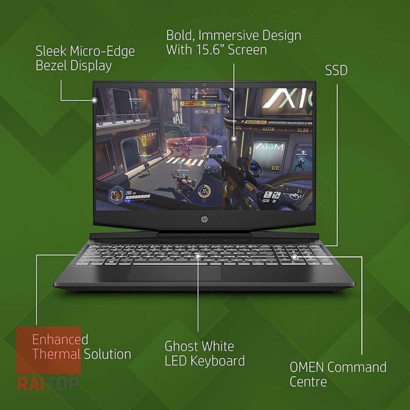 لپ تاپ استوک 15 اینچی HP مدل Pavilion Gaming 15-DK1 مشخصات