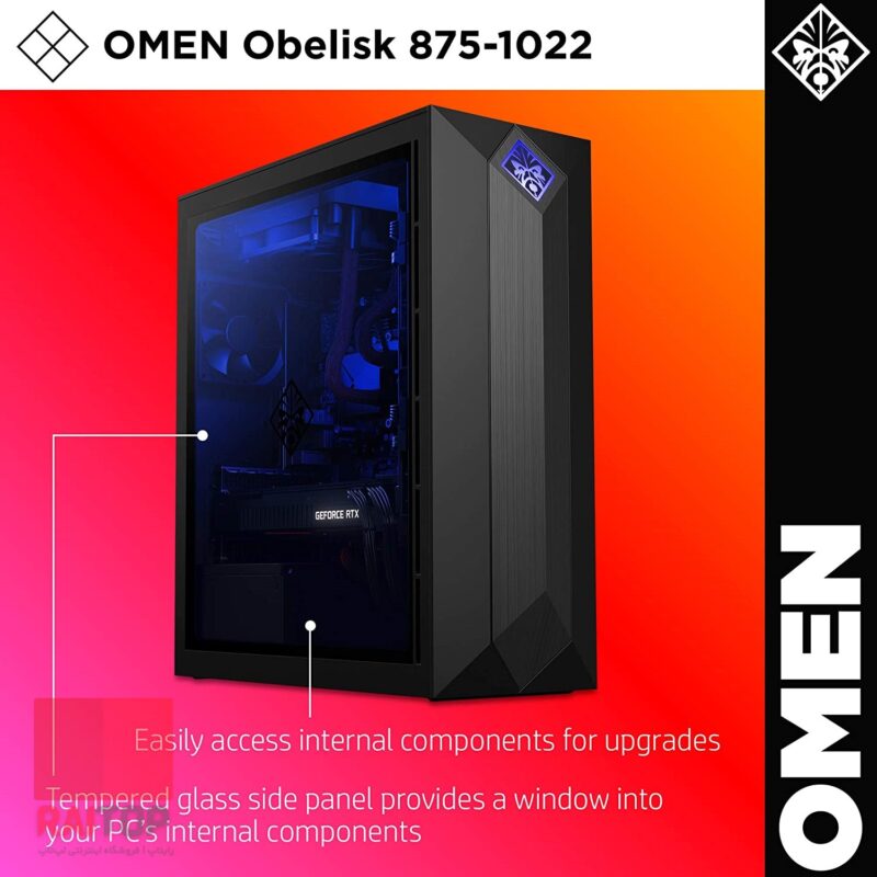 کیس گیمینگ HP مدل OMEN Obelisk - 875-10 مشخصات