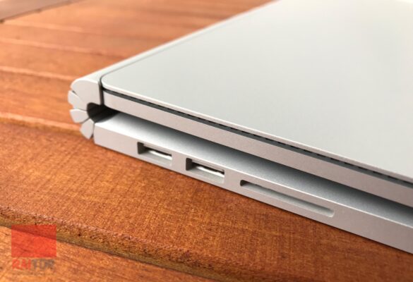 تبلت استوک 13 اینچی مایکروسافت مدل Surface Book 2 پورت ها