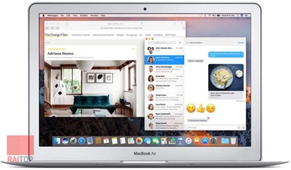 لپ تاپ استوک 13 اینچی Apple مدل MacBook Air 2017 اجرای برنامه ها
