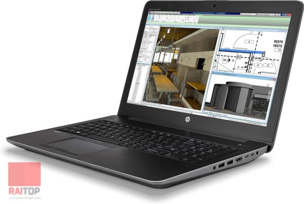 لپ تاپ استوک 15 اینچی HP مدل ZBook 15 G4 راست