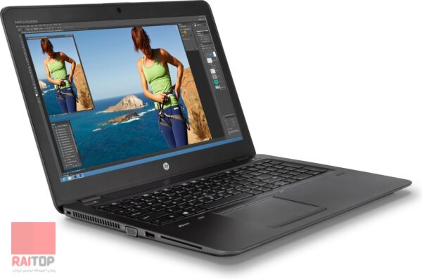 لپ تاپ استوک 15 اینچی HP مدل ZBook 15u G3 i7 چپ