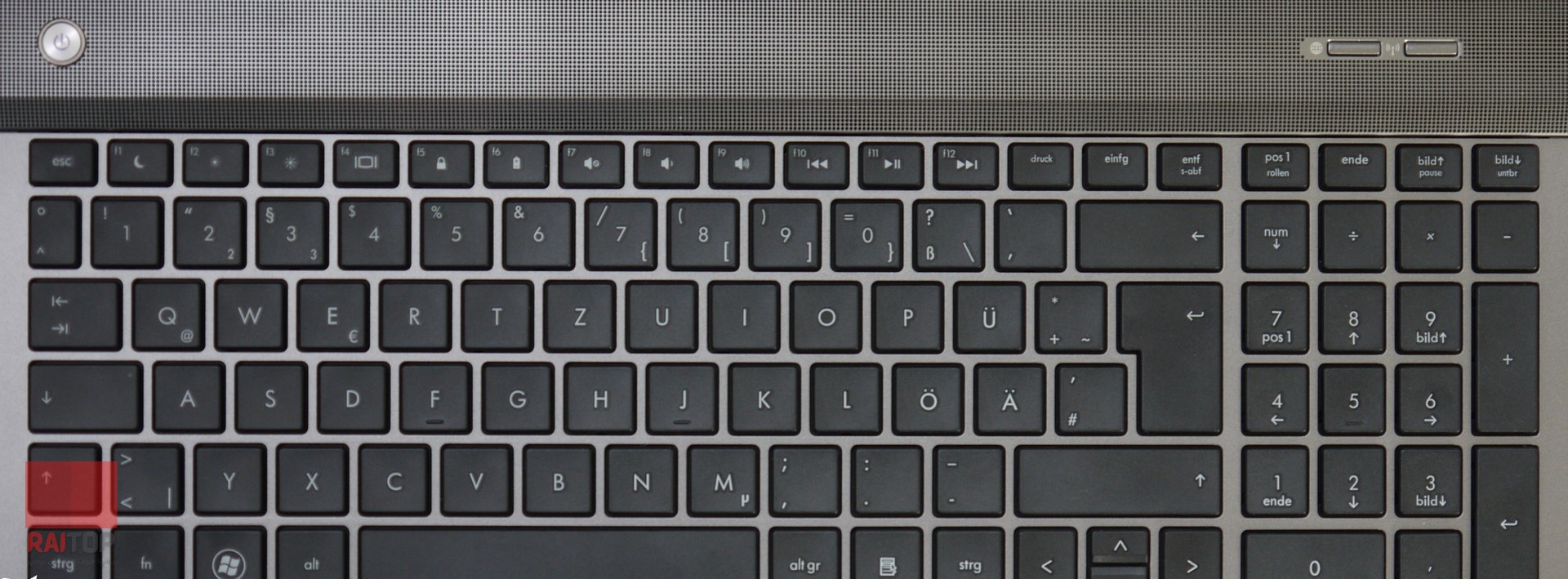 لپ تاپ استوک 17 اینچی HP مدل ProBook 4740s صفحه کلید