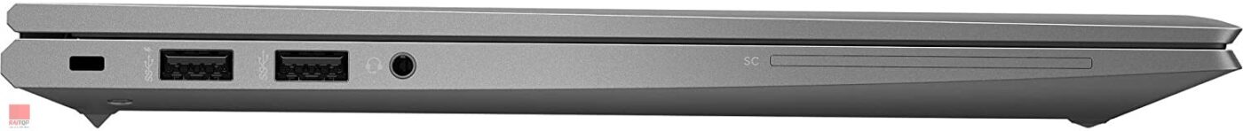 لپ تاپ استوک HP مدل ZBook Firefly 14 G7 i7 16GB پورت های چپ