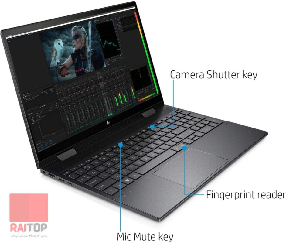 لپ تاپ 15 اینچی اپن باکس Hp مدل ENVY x360 Convertible 15-ee0 قابلیت ها