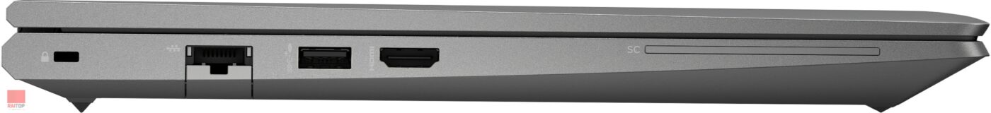 لپ تاپ اپن باکس 15.6 اینچی HP مدل ZBook Power G7 پورت های چپ