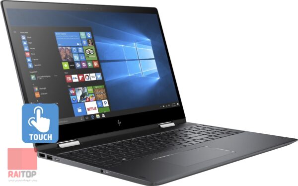 لپ تاپ 15.6 اینچی HP مدل ENVY x360 - 15-bq003au AMD A12 رخ چپ