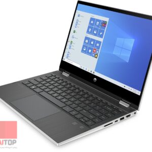 لپ تاپ استوک 14 اینچی چرخشی HP مدل Pavilion x360 14m-dw1 نسل 11 رخ راست
