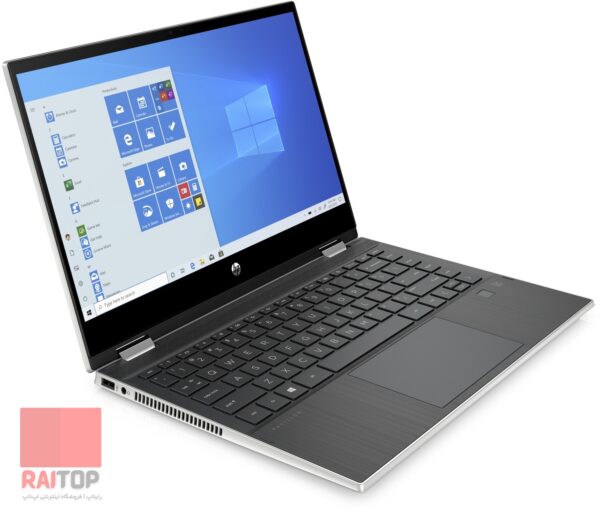 لپ تاپ استوک 14 اینچی چرخشی HP مدل Pavilion x360 14m-dw1 نسل 11 رخ چپ