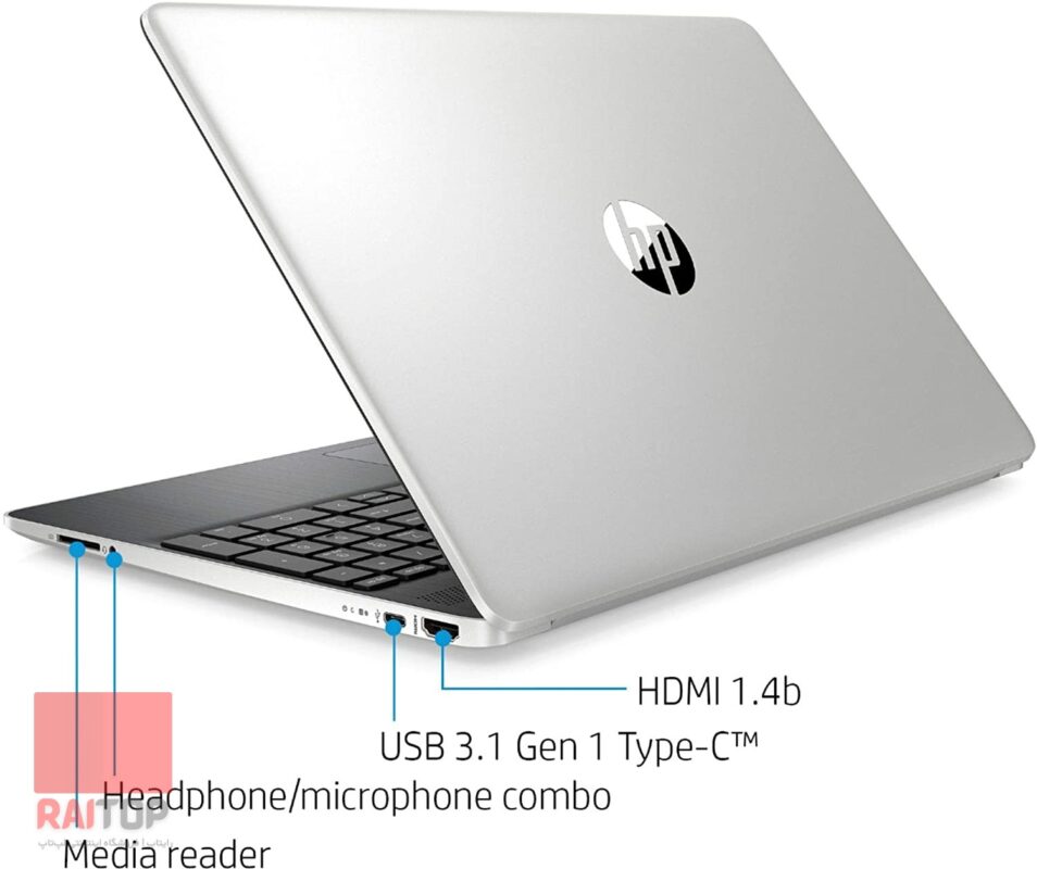 لپ تاپ استوک 15 اینچی HP مدل 15-dy1043dx پشت راست