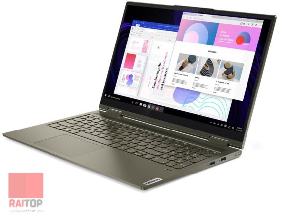 لپ تاپ اپن باکس 15 اینچی Lenovo مدل Yoga 7-15ITL5 رخ راست
