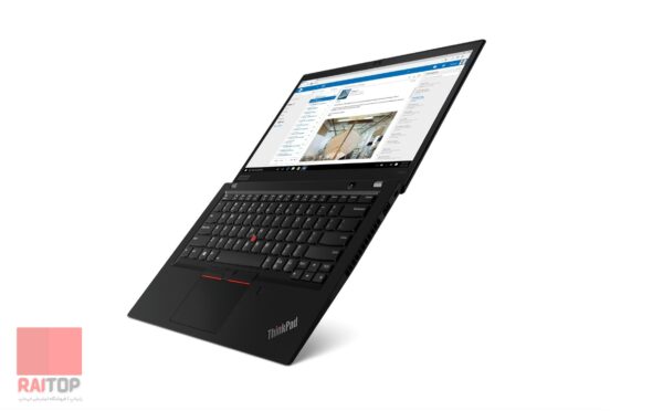 لپ تاپ 14 اینچی Lenovo مدل ThinkPad T490S زاویه باز