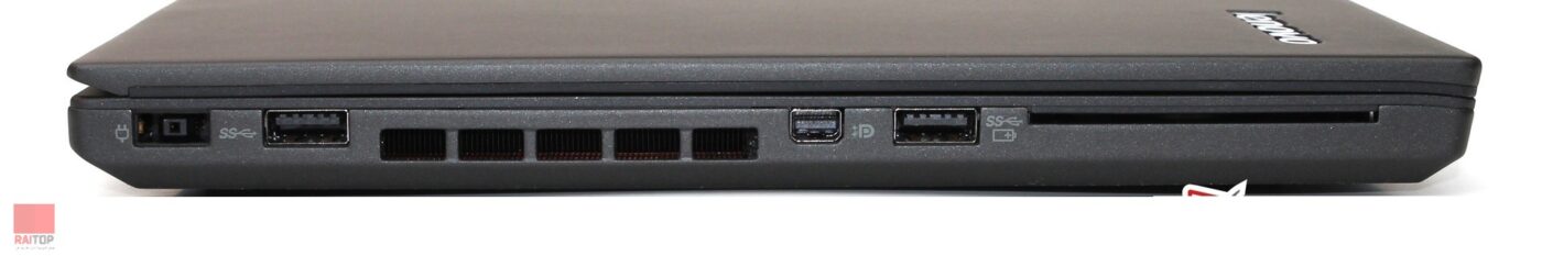 لپ تاپ استوک 14 اینچی Lenovo مدل T450 پورت های چپ