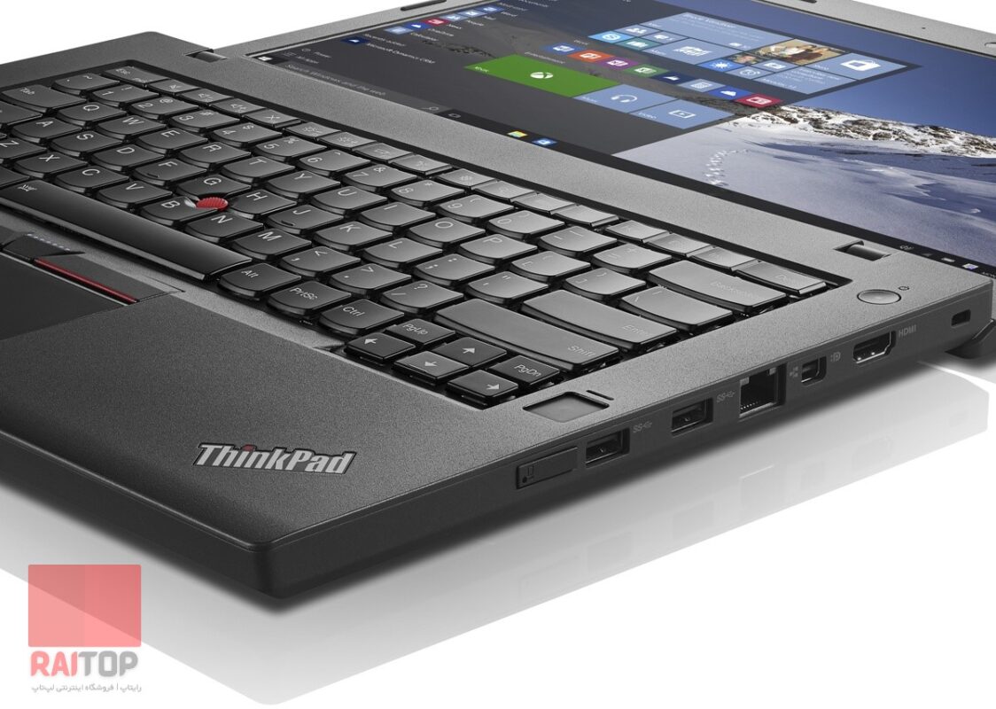 لپ تاپ استوک 14 اینچی Lenovo مدل ThinkPad T460p i5 زاویه باز