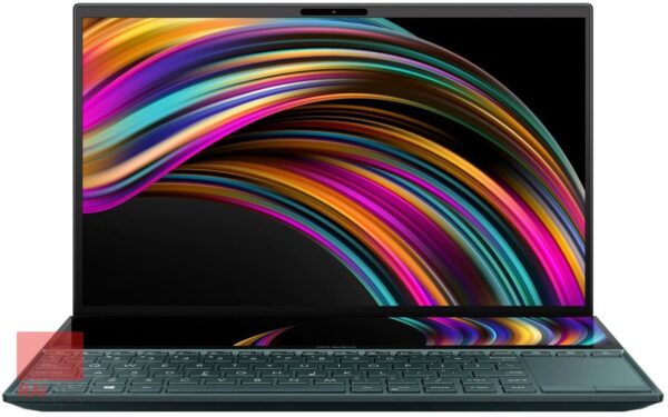 لپ تاپ دونمایشگر Asus مدل ZenBook Duo UX481FL مقابل