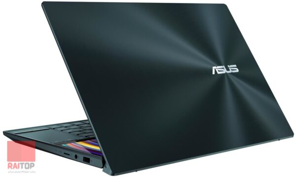 لپ تاپ دونمایشگر Asus مدل ZenBook Duo UX481FL پشت چپ