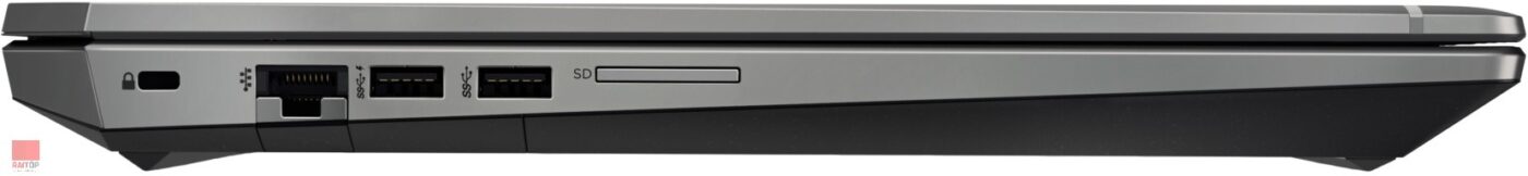 لپ تاپ ورک استیشن HP مدل ZBook 15 G6 پورت های چپ