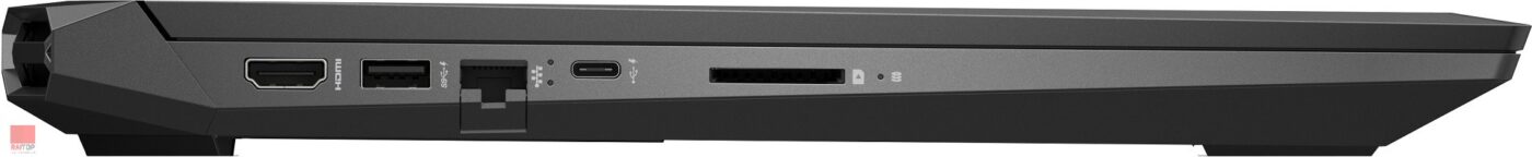 لپ تاپ استوک 17 اینچی گیمینگ HP مدل Pavilion - 17-cd0007ns پورت های چپ