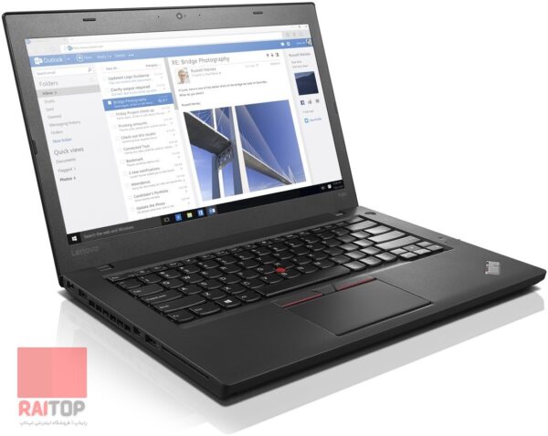 لپ تاپ استوک Lenovo مدل ThinkPad T460 رخ چپ ۱