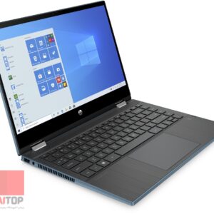 لپ تاپ اپن باکس 14 اینچی تبدیل پذیر HP مدل Pavilion x360 14-dw1050 رخ چپ