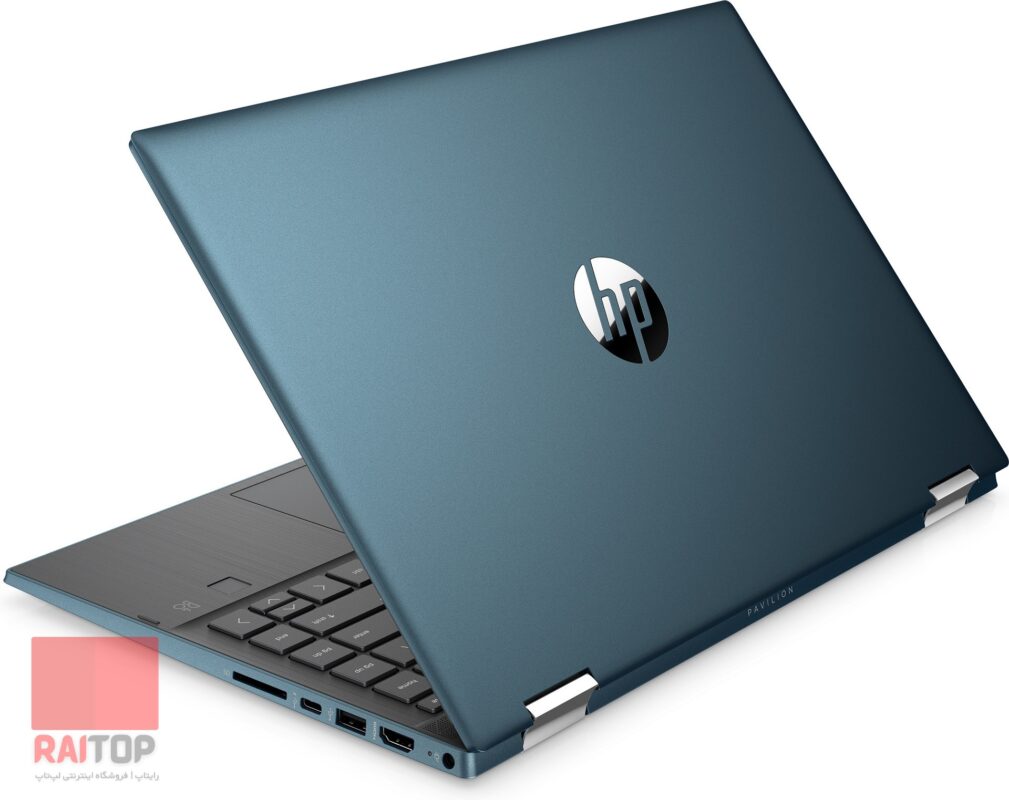 لپ تاپ اپن باکس 14 اینچی تبدیل پذیر HP مدل Pavilion x360 14-dw1050 پشت راست