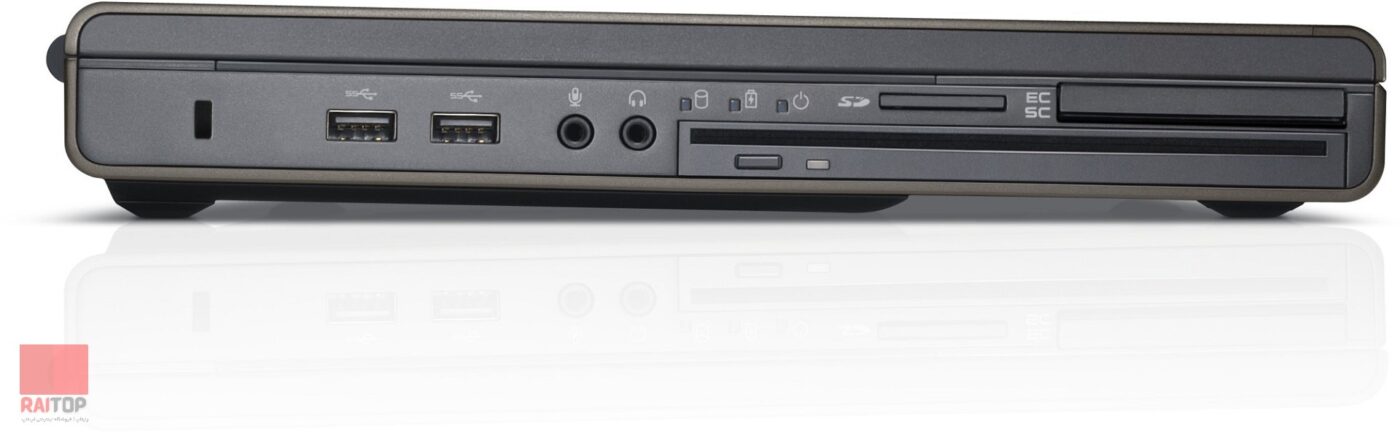 لپ تاپ استوک 15 اینچی Dell مدل Precision M4800 پورت های چپ