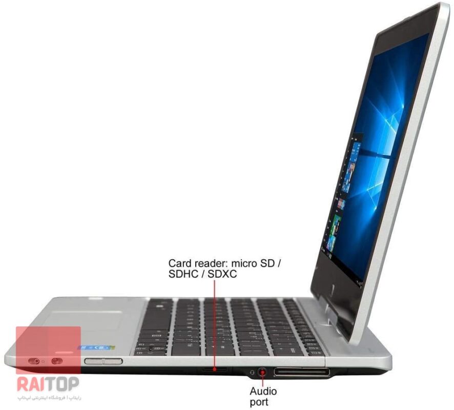 لپ تاپ استوک HP مدل EliteBook Revolve 810 G3 پورت های راست