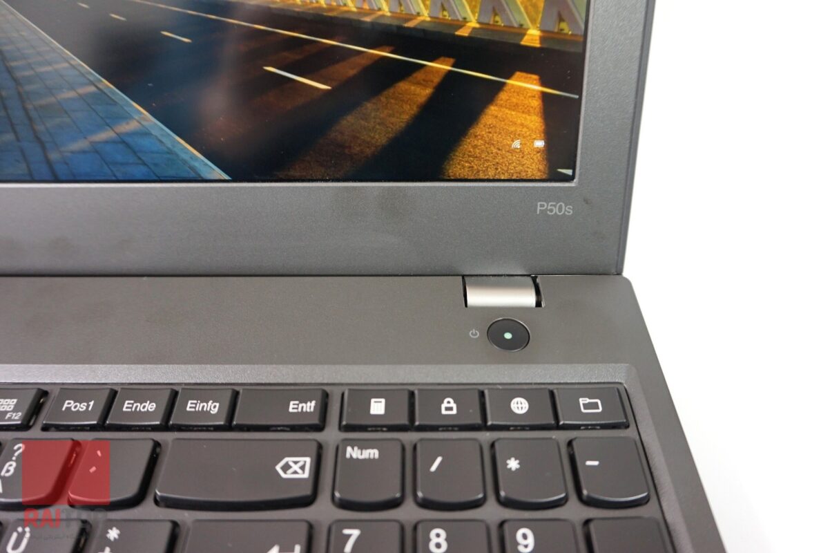 لپ تاپ استوک Lenovo مدل ThinkPad P50s i7 دکمه پاور