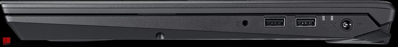 لپ تاپ گیمینگ 15 اینچی Acer مدل Nitro 5 an515-53 i5 پورت های راست
