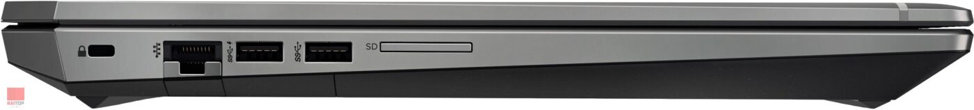 لپ تاپ ورک استیشن HP مدل ZBook 15 G5 پورت های چپ
