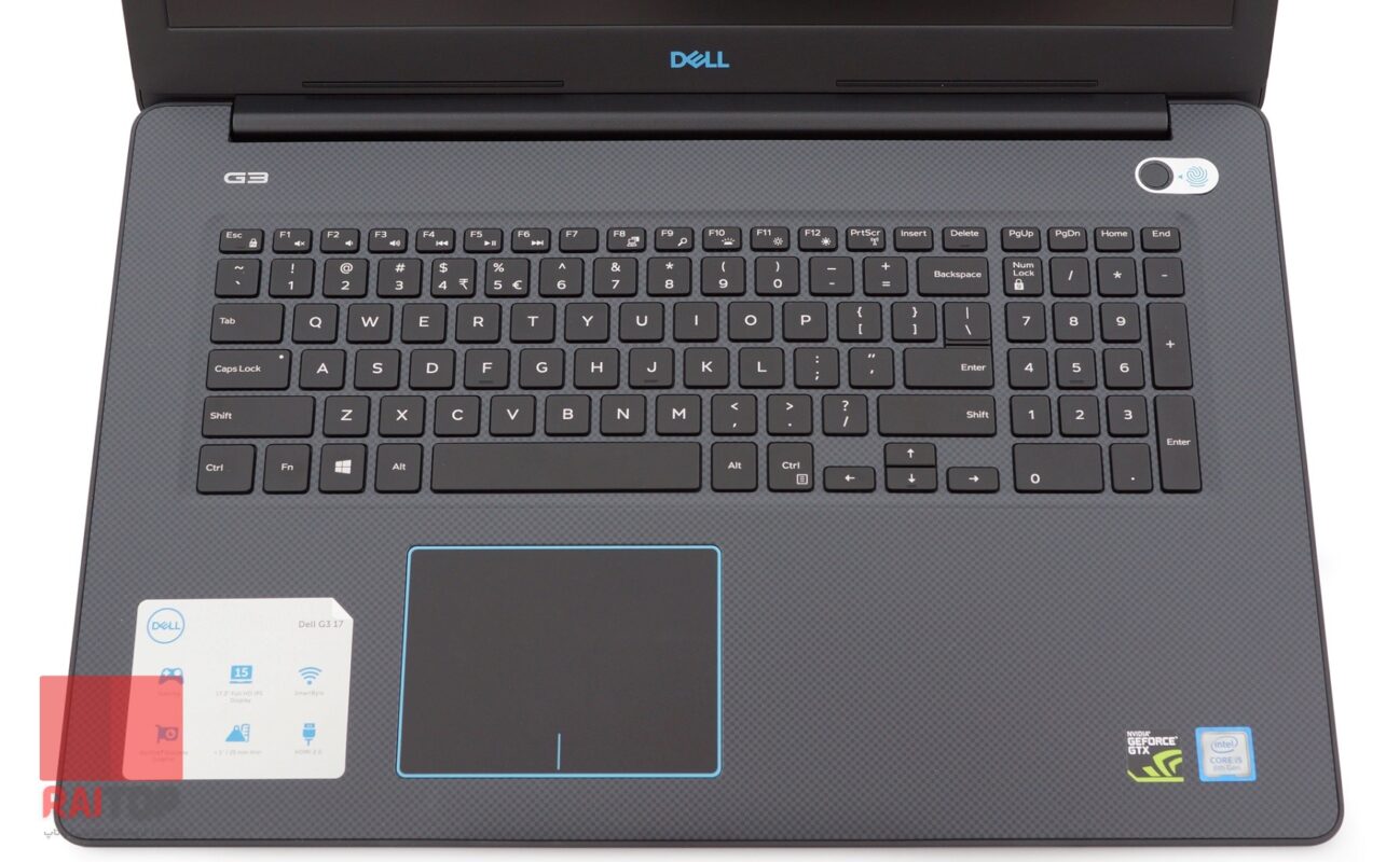 لپ تاپ گیمینگ 17 اینچی Dell مدل G3 3779 کیبرد