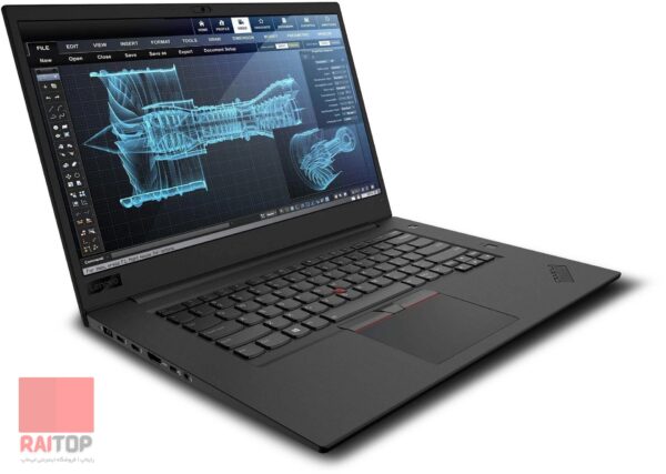 لپ تاپ Lenovo مدل ThinkPad P1 رخ چپ