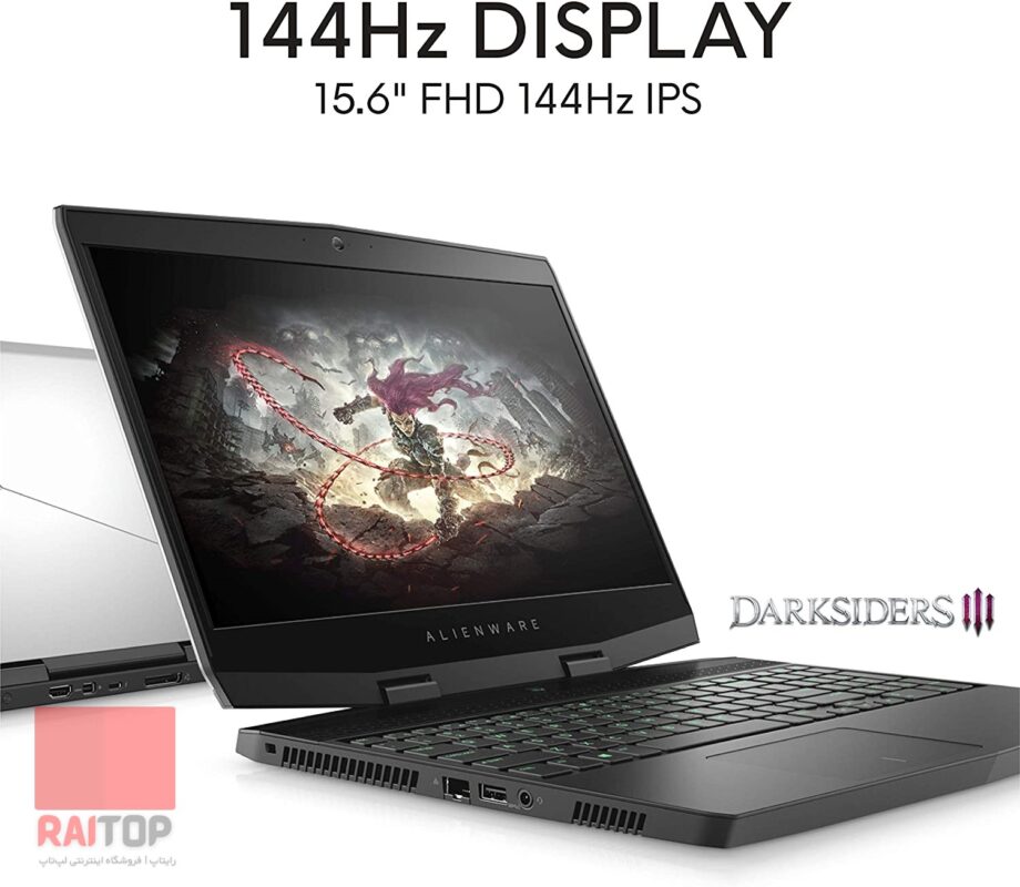 لپ تاپ گیمینگ 15 اینچی Dell مدل Alienware M15 رخ چپ صفحه نمایش