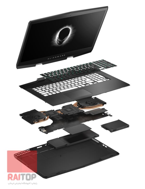 لپ تاپ گیمینگ 17 اینچی Dell مدل Alienware M17 قطعات