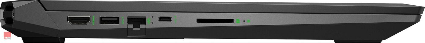 لپ تاپ 17 اینچی گیمینگ HP مدل Pavilion 17-cd 11300H پورت های چپ