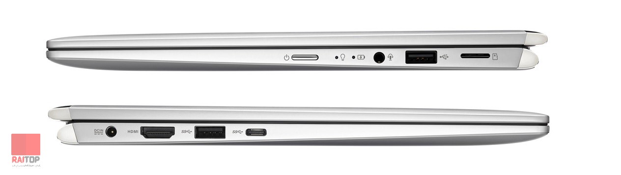 لپ تاپ 2 در 1 ASUS مدل Q406DA پورت ها و اتصالات