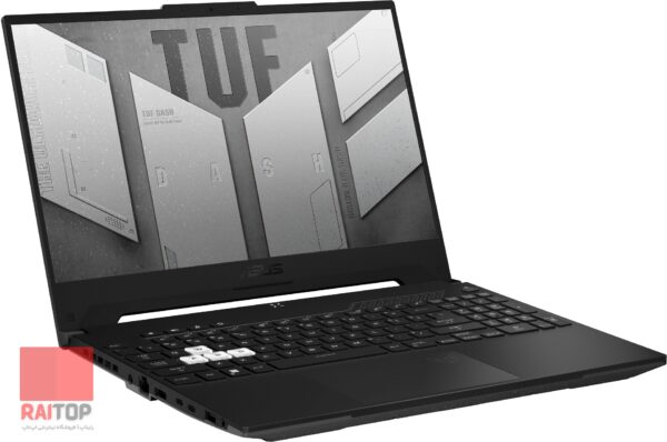 لپ تاپ گیمینگ 15 اینچی ASUS مدل TUF Dash F15 FX517ZR رخ چپ