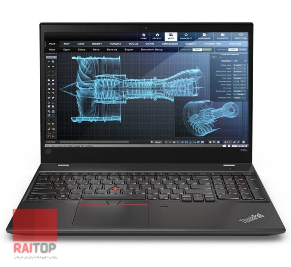لپ تاپ 15 اینچی Lenovo مدل ThinkPad P52s مقابل