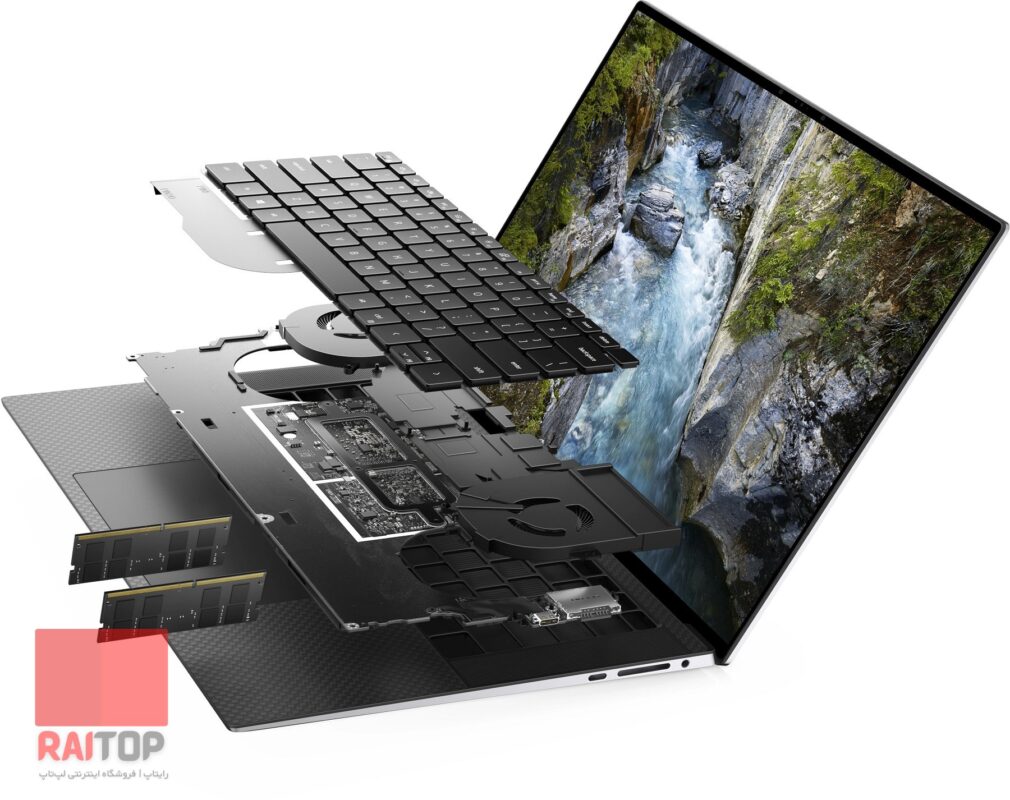 لپ تاپ ورک استیشن Dell مدل Precision 5550 قطعات1