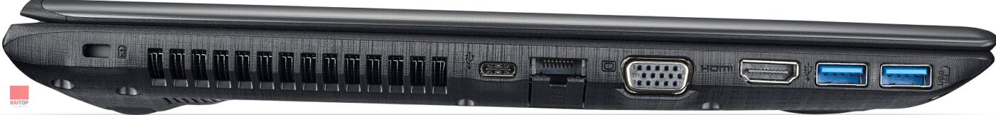 لپ تاپ 15 اینچی Acer مدل Aspire E5-575 پورت های چپ
