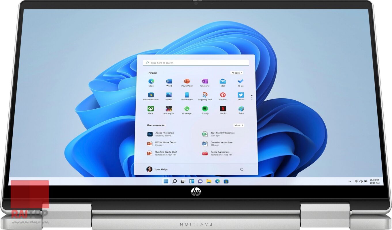 لپ تاپ 14 اینچی HP مدل Pavilion x360 14-ek نمایشگر