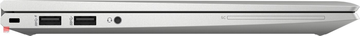 لپ تاپ 2 در 1 HP مدل EliteBook x360 830 G7 پورت های چپ