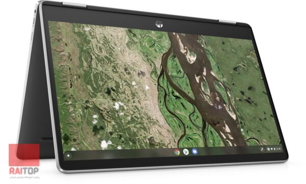 لپ تاپ HP مدل Chromebook x360 14b-cb0 چتری نقره