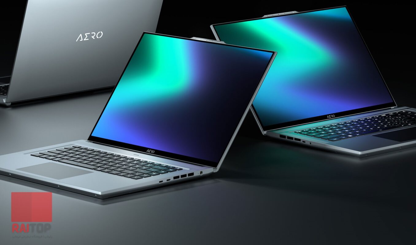 لپ تاپ گیمینگ Gigabyte مدل AERO 16 (Intel 12th Gen) بنر چپ و راست