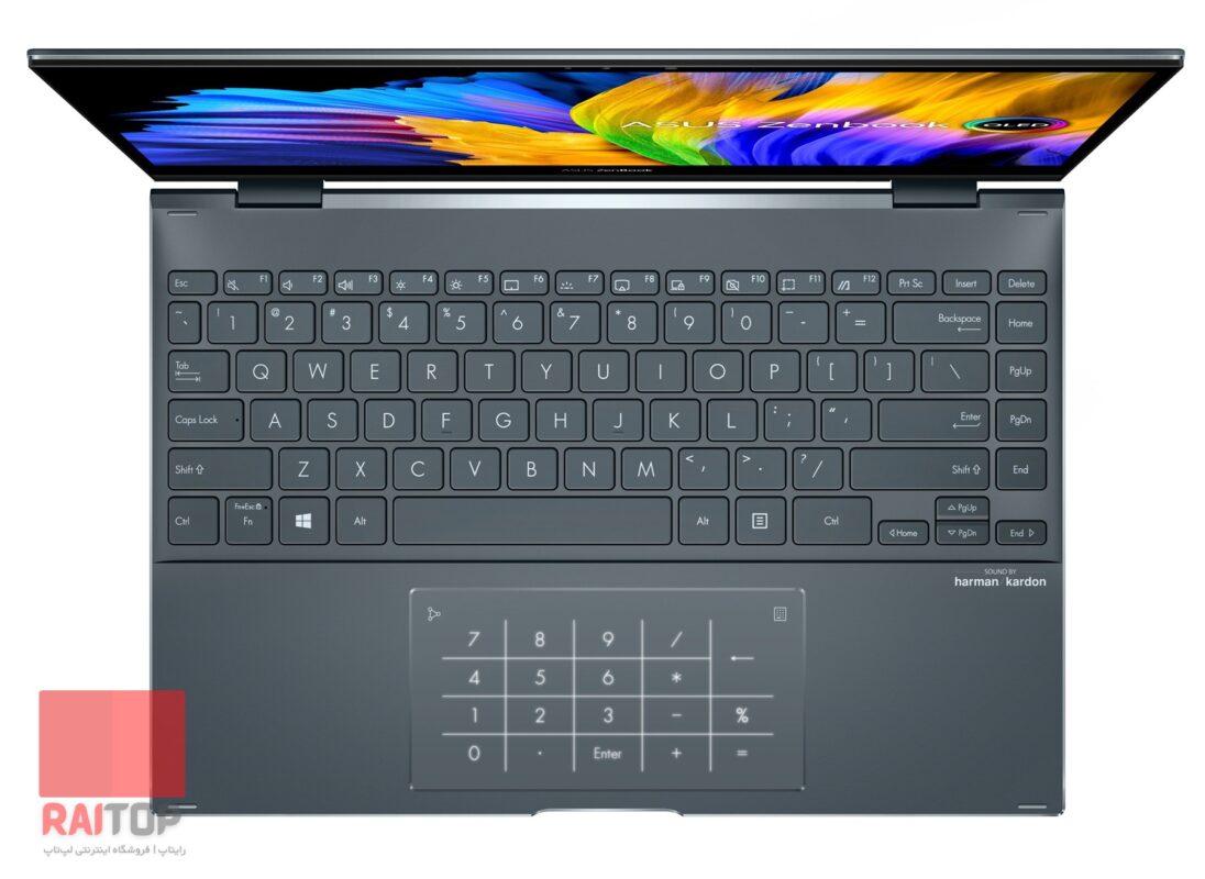 لپ تاپ 13 اینچی Asus مدل Zenbook Flip 13 UX363 صفحه کلید